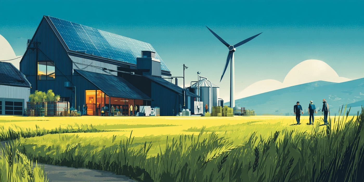 A sustainable distillery powered by renewable energy