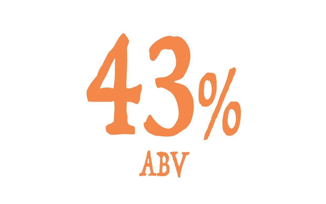 43% ABV