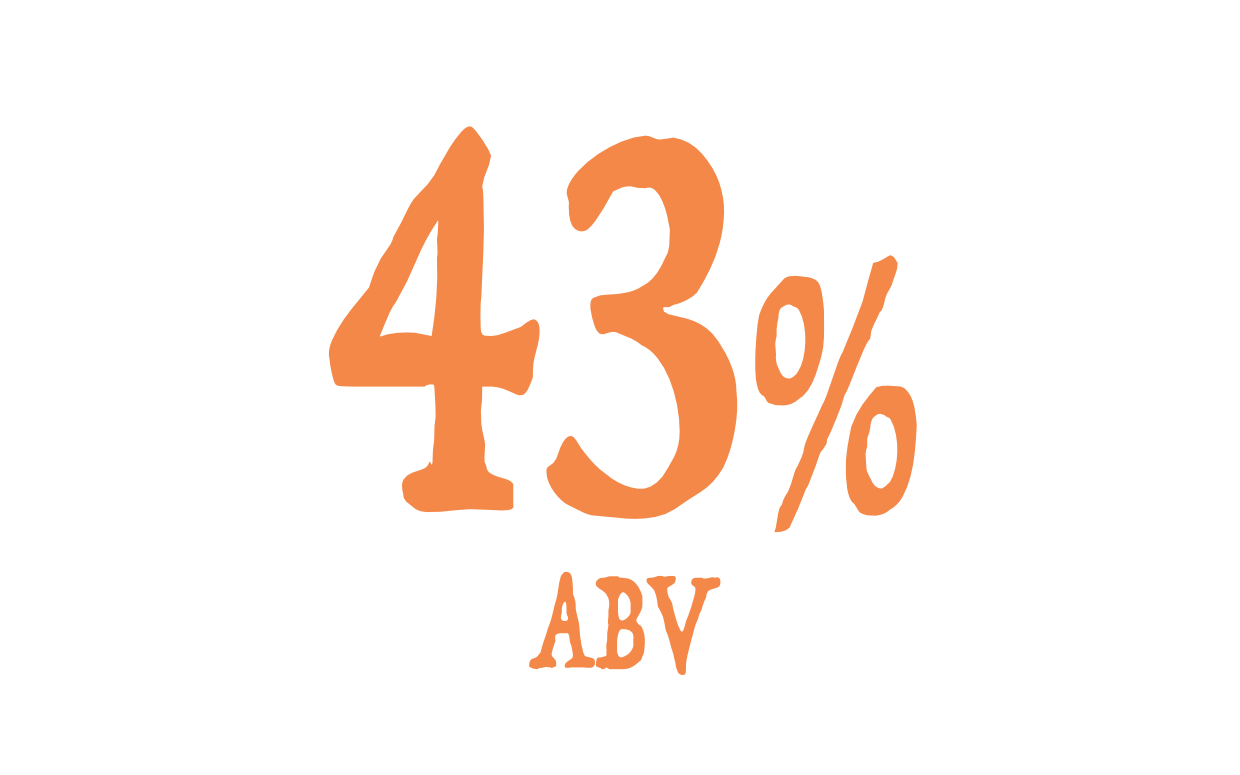 43% ABV